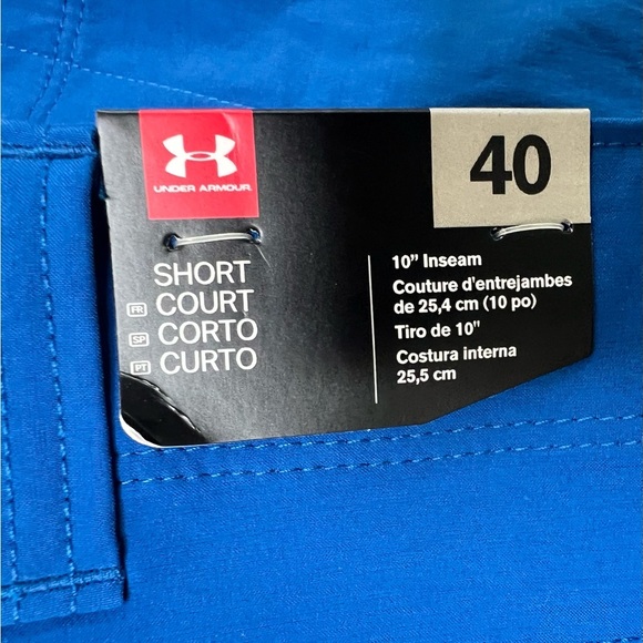 Under Armour - Men's UA Fish Hunter Shorts size 40 -1304648 Blue NEW 559 - Picture 5 of 5